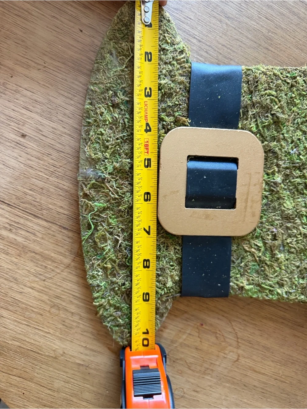 Moss Green Decorative Leprechaun Hat with Gold Buckle